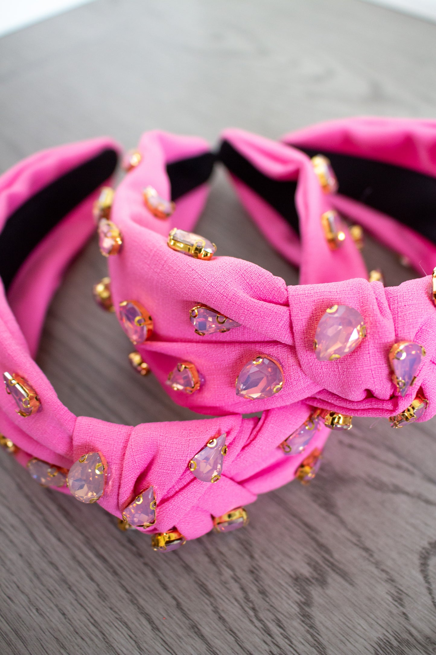 Bejeweled Pink Headband