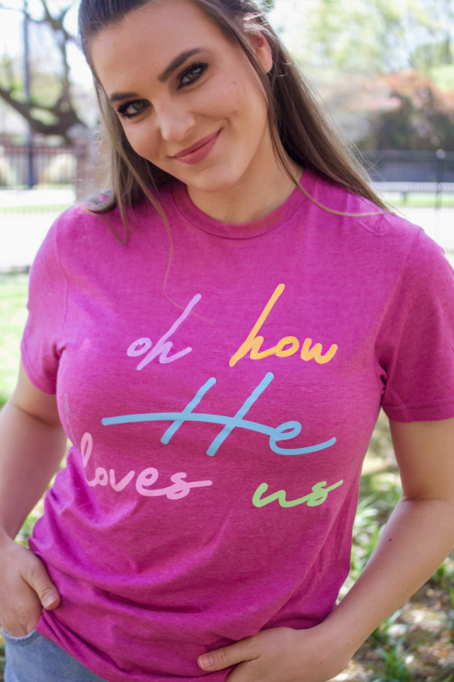 Oh how He loves us tee